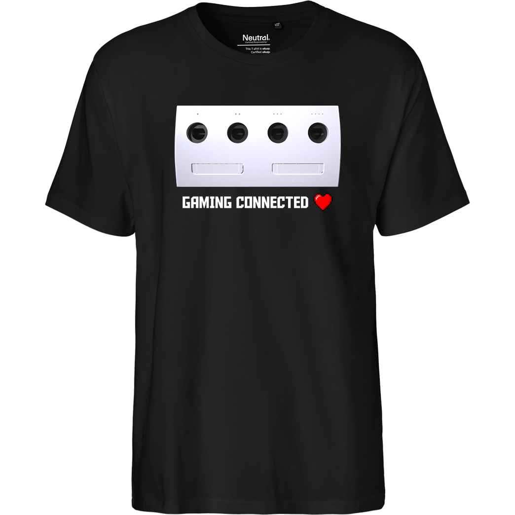 Spielewelten Spielewelten - Gaming Connected T-Shirt Fairtrade T-Shirt - black