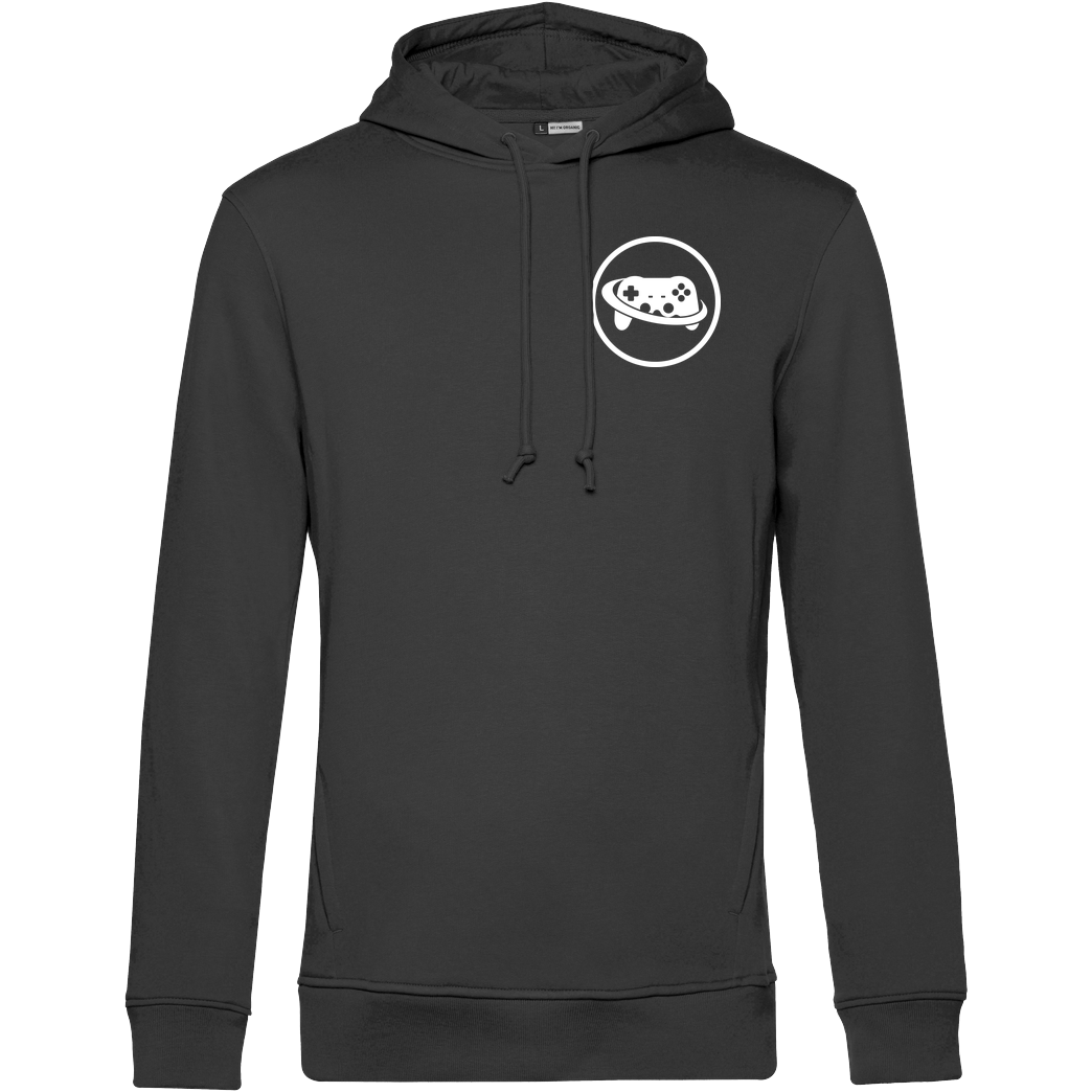 Spielewelten Spielewelten - Logo Controller Hoodie Sweatshirt B&C HOODED INSPIRE - black