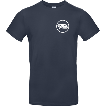 Spielewelten - Logo Controller Shirt B&C EXACT 190 - Azul Oscuro