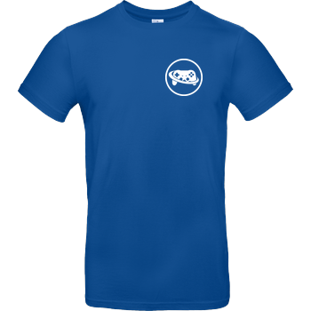 Spielewelten - Logo Controller Shirt B&C EXACT 190 - Azul Real