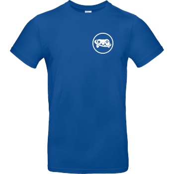Spielewelten Spielewelten - Logo Controller Shirt T-Shirt B&C EXACT 190 - Azul Real