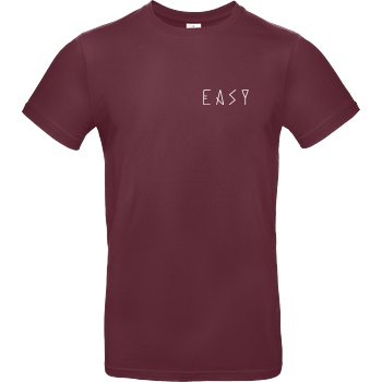SweazY Sweazy - Easy 4 T-Shirt B&C EXACT 190 - Burgundy
