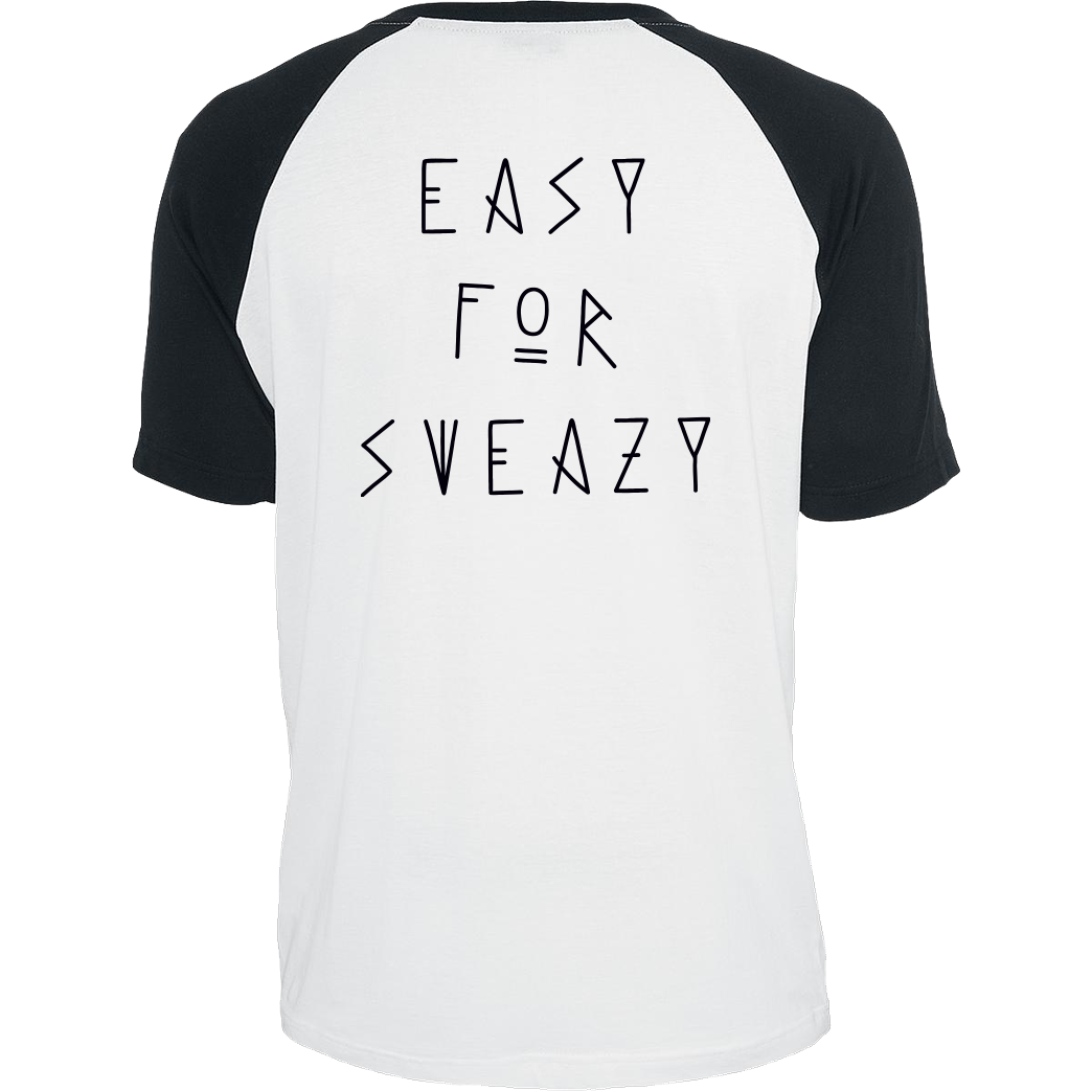 SweazY Sweazy - Easy 4 T-Shirt Raglan Tee white