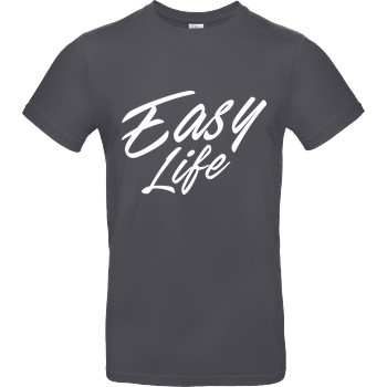 None Sweazy - Easy Life T-Shirt B&C EXACT 190 - Gris oscuro