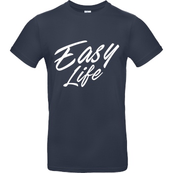 None Sweazy - Easy Life T-Shirt B&C EXACT 190 - Azul Oscuro