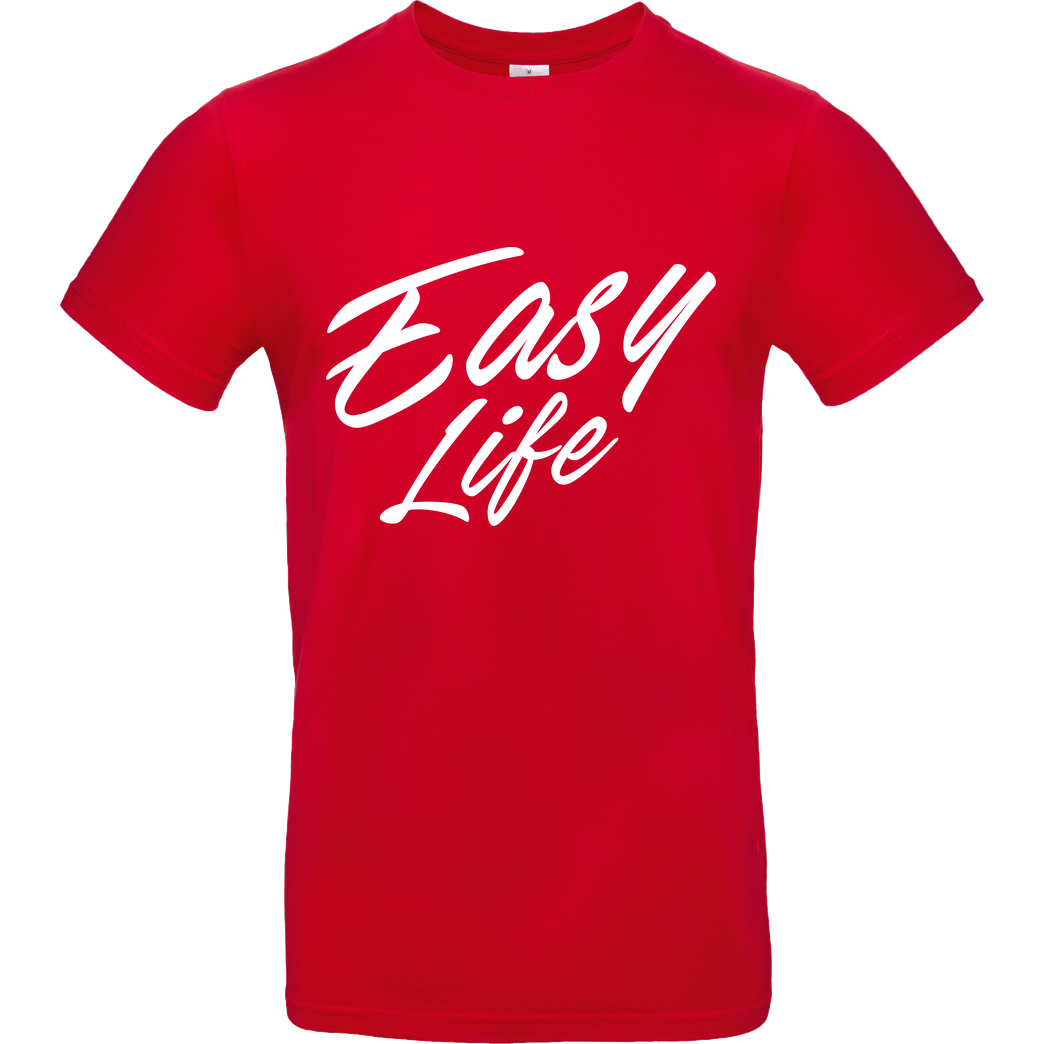 None Sweazy - Easy Life T-Shirt B&C EXACT 190 - Rojo