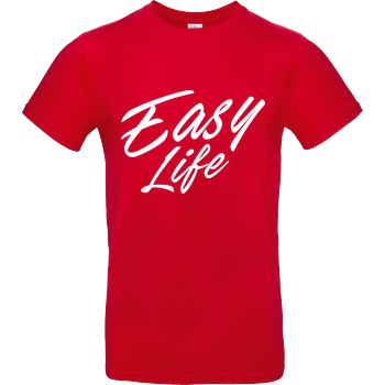 None Sweazy - Easy Life T-Shirt B&C EXACT 190 - Rojo