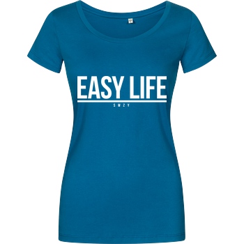 None Sweazy - Easy Life T-Shirt Girlshirt petrol
