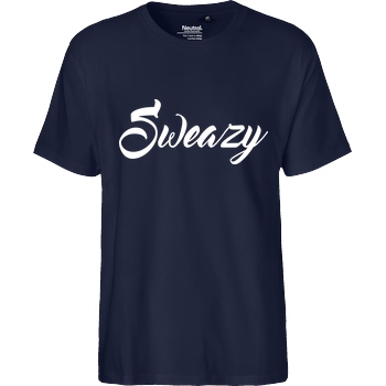 None Sweazy - Logo T-Shirt Fairtrade T-Shirt - navy