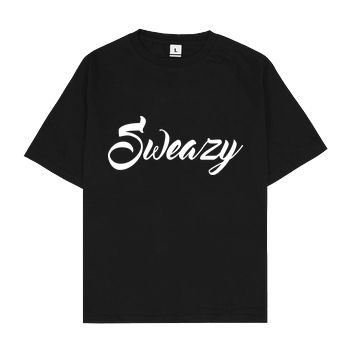 None Sweazy - Logo T-Shirt Oversize T-Shirt - Black