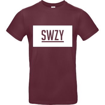 None Sweazy - SWZY T-Shirt B&C EXACT 190 - Burgundy