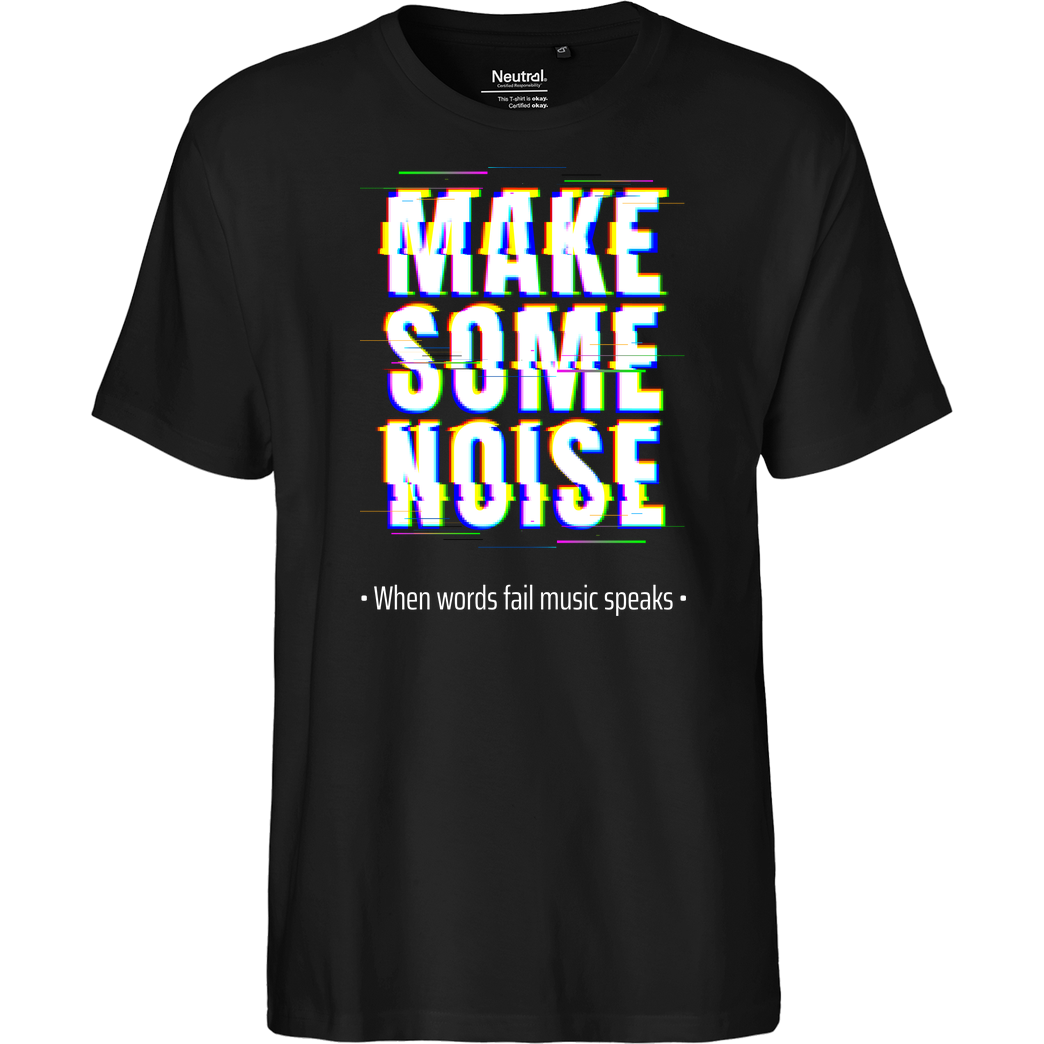Tanilu TaniLu - Make some noise T-Shirt Fairtrade T-Shirt - black