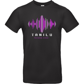 Tanilu TaniLu - Waves T-Shirt B&C EXACT 190 - Negro