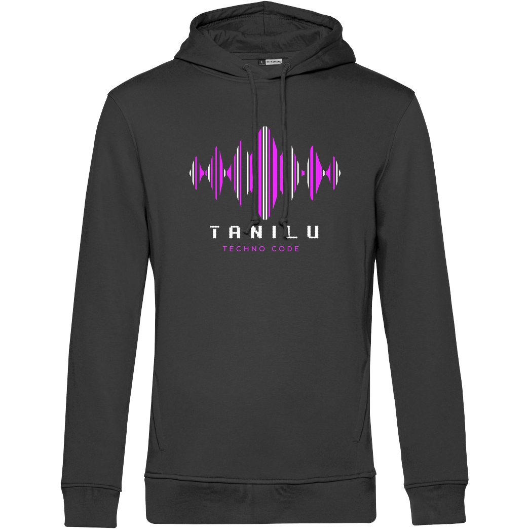 Tanilu TaniLu - Waves Sweatshirt B&C HOODED INSPIRE - black