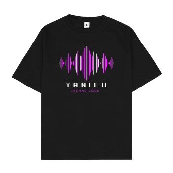Tanilu TaniLu - Waves T-Shirt Oversize T-Shirt - Black