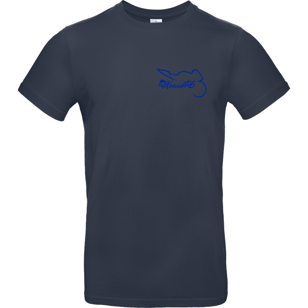 XeniaR6 XeniaR6 - Sportler-Logo T-Shirt B&C EXACT 190 - Azul Oscuro