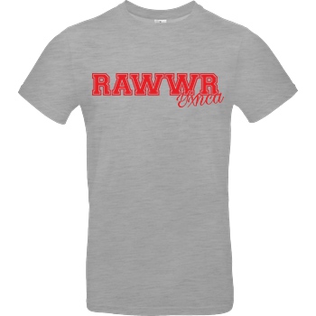 Yxnca Yxnca - RAWWR T-Shirt B&C EXACT 190 - heather grey