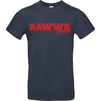 Yxnca Yxnca - RAWWR T-Shirt B&C EXACT 190 - Azul Oscuro