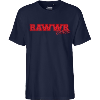 Yxnca Yxnca - RAWWR T-Shirt Fairtrade T-Shirt - navy