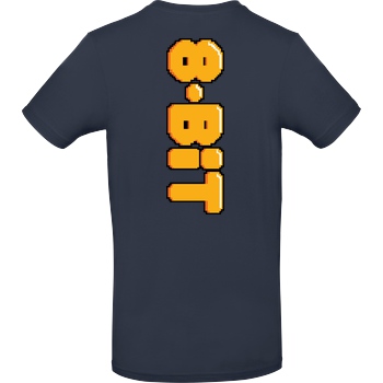 IamHaRa 8-Bit T-Shirt B&C EXACT 190 - Bleu Foncé