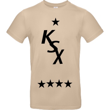 KunaiSweeX KunaiSweeX - KSX T-Shirt B&C EXACT 190 - Sand