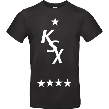 KunaiSweeX KunaiSweeX - KSX T-Shirt B&C EXACT 190 - Noir