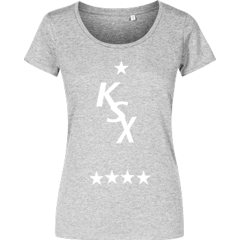 KunaiSweeX - KSX Damenshirt heather grey