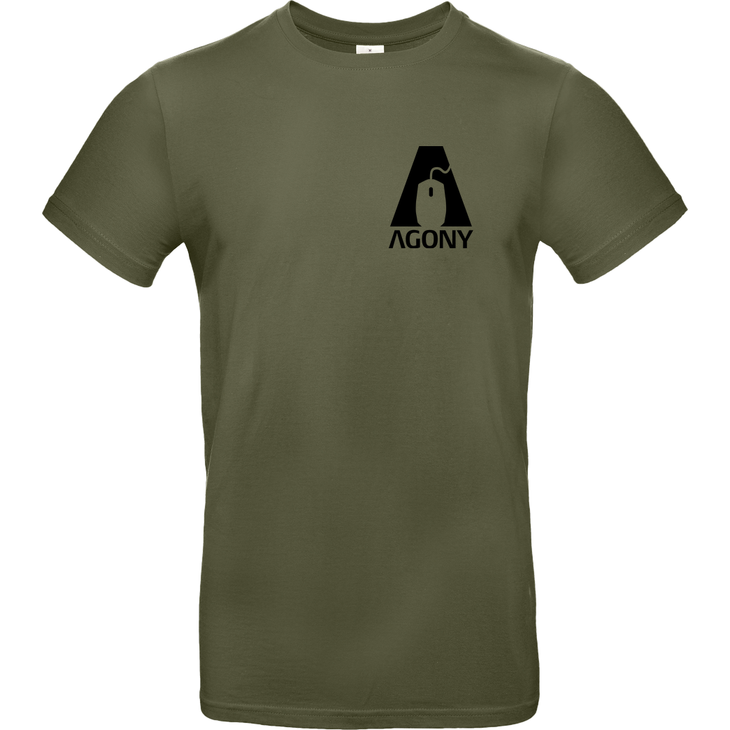 AgOnY Agony - Logo T-Shirt B&C EXACT 190 - Kaki
