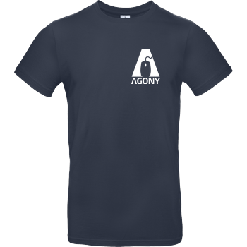 Agony - Logo B&C EXACT 190 - Bleu Foncé