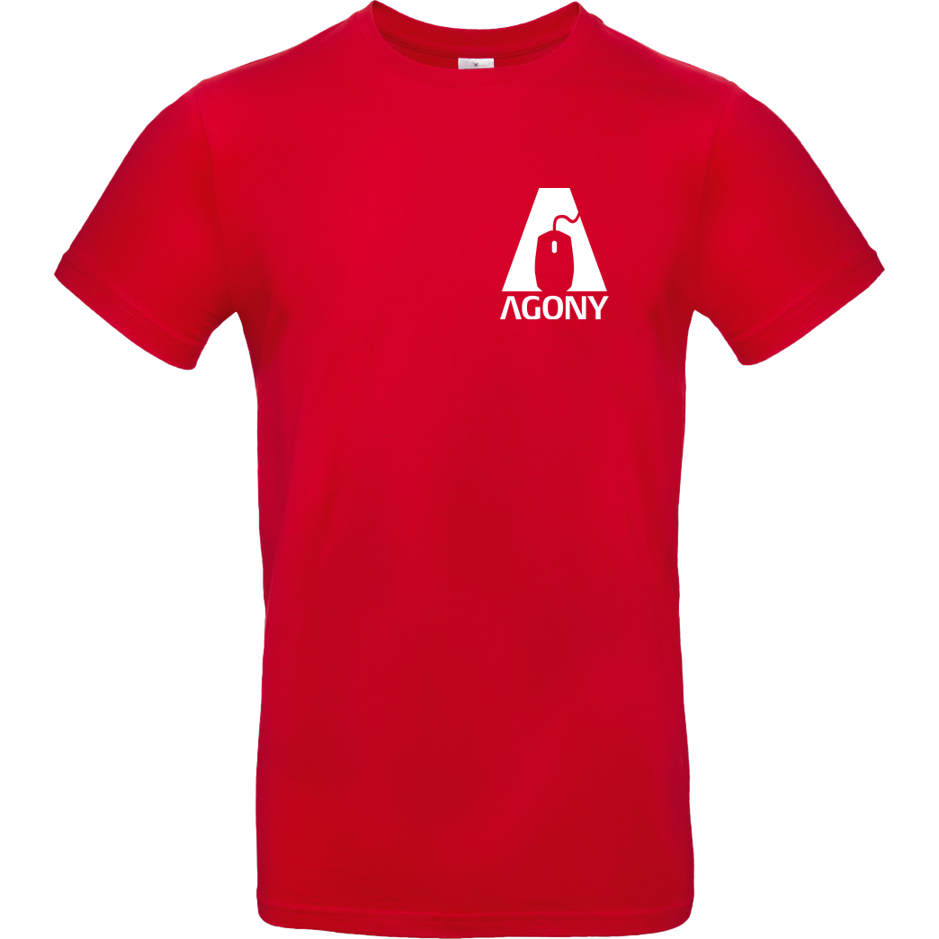 AgOnY Agony - Logo T-Shirt B&C EXACT 190 - Rouge