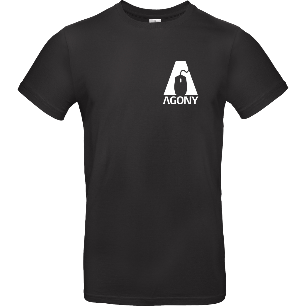 AgOnY Agony - Logo T-Shirt B&C EXACT 190 - Noir