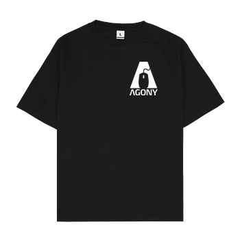 Agony - Logo Oversize T-Shirt - Noir