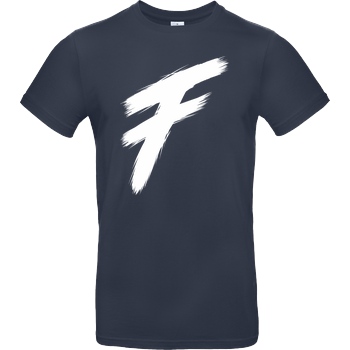 Freasy Freasy - F T-Shirt B&C EXACT 190 - Bleu Foncé