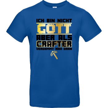 bjin94 Gamer Gott - MC Edition T-Shirt B&C EXACT 190 - Bleu Royal