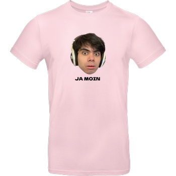 GermiBoi GermiBoi - Meme Ja Moin Hell T-Shirt B&C EXACT 190 - Light Pink