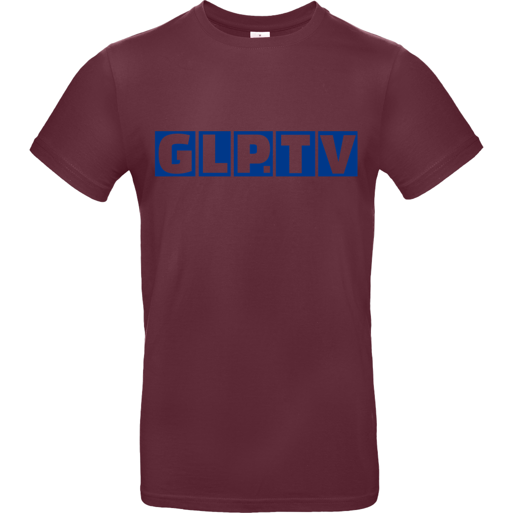 GermanLetsPlay GLP - GLP.TV royal T-Shirt B&C EXACT 190 - Bordeaux
