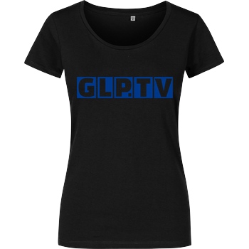 GermanLetsPlay GLP - GLP.TV royal T-Shirt Damenshirt schwarz