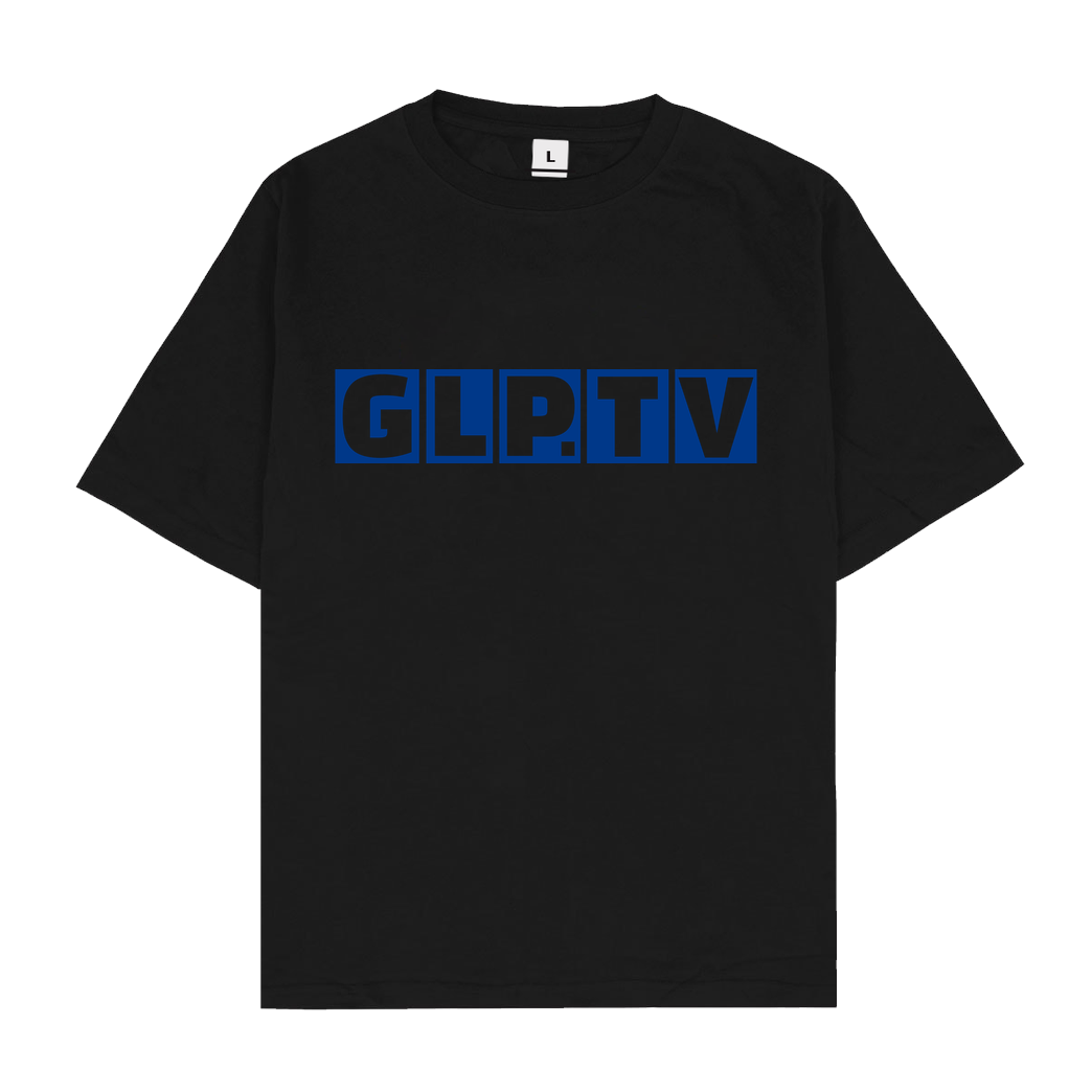 GermanLetsPlay GLP - GLP.TV royal T-Shirt Oversize T-Shirt - Noir