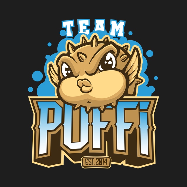 GermanLetsPlay - GLP - Team Puffi - T-Shirt - B&C EXACT 190 - Noir