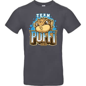 GermanLetsPlay GLP - Team Puffi T-Shirt B&C EXACT 190 - Gris foncé