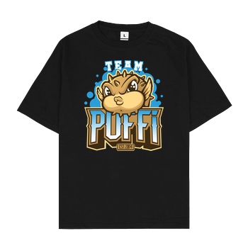GermanLetsPlay GLP - Team Puffi T-Shirt Oversize T-Shirt - Noir