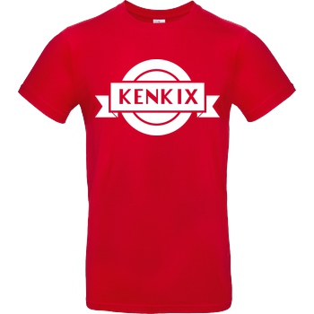 KenkiX KenkiX - Logo T-Shirt B&C EXACT 190 - Rouge