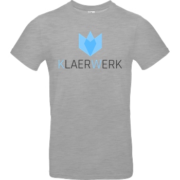 KLAERWERK Community Klaerwerk Community - Logo T-Shirt B&C EXACT 190 - heather grey