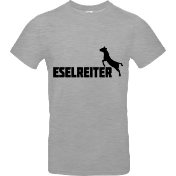 Kunga Kunga - Eselreiter T-Shirt B&C EXACT 190 - heather grey