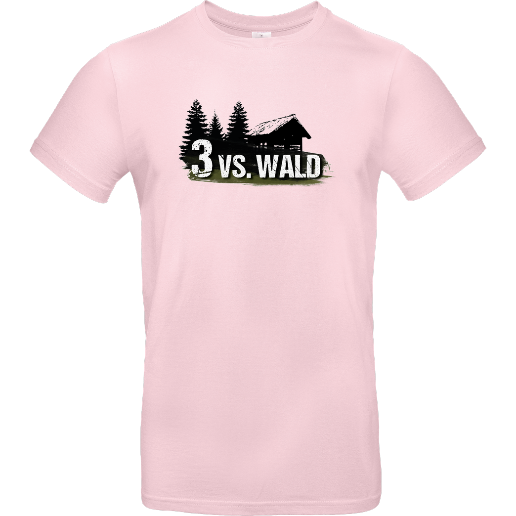 M4cM4nus M4cm4nus - 3 vs. Wald T-Shirt B&C EXACT 190 - Light Pink