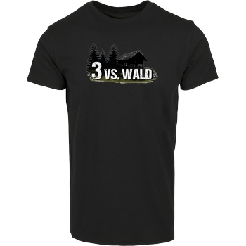 M4cM4nus M4cm4nus - 3 vs. Wald T-Shirt House Brand T-Shirt - Black