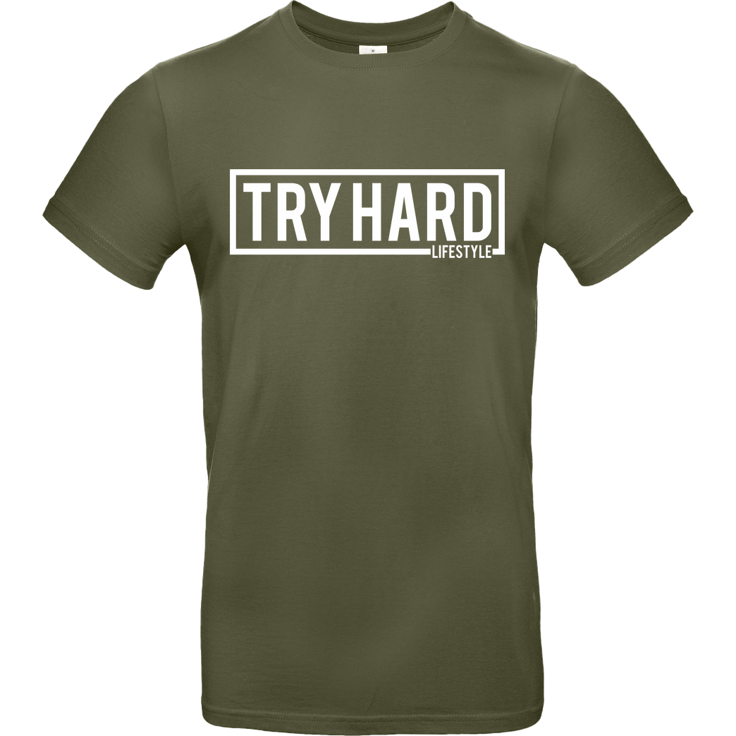 MarcelScorpion Marcel Scorpion - Try Hard Lifestyle T-Shirt B&C EXACT 190 - Kaki