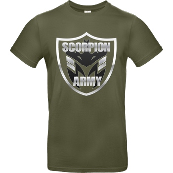 MarcelScorpion MarcelScorpion - Scorpion Army T-Shirt B&C EXACT 190 - Kaki