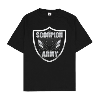 MarcelScorpion MarcelScorpion - Scorpion Army T-Shirt Oversize T-Shirt - Noir