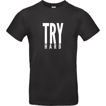 MarcelScorpion MarcelScorpion - Try Hard weiß T-Shirt B&C EXACT 190 - Noir
